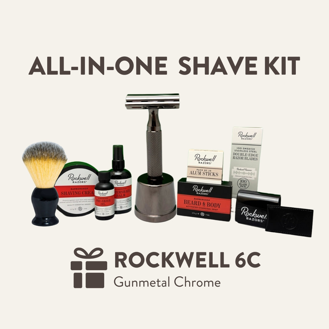 Rockwell 6C Chrome Series All-In-One Shave Kit