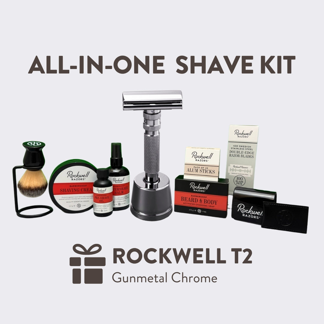 Rockwell T2 Chrome Series All-In-One Shave Kit