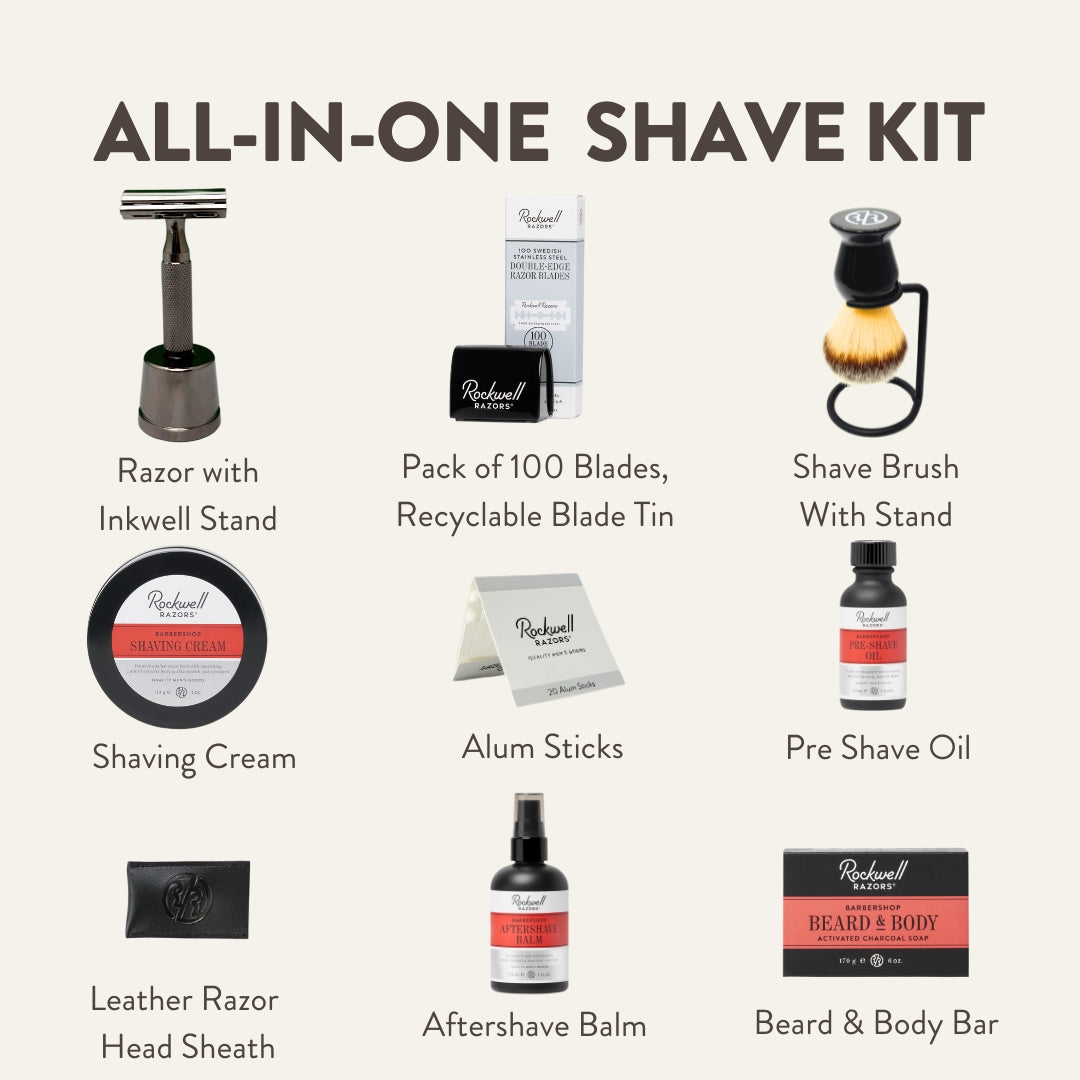 Rockwell 6C Chrome Series All-In-One Shave Kit