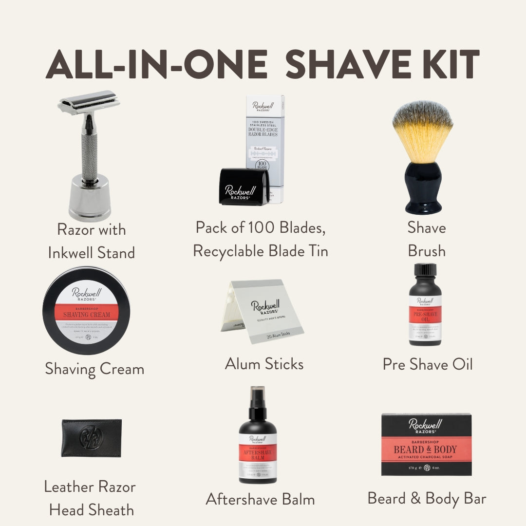 Rockwell 6C Chrome Series All-In-One Shave Kit