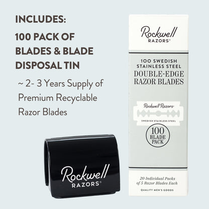 Rockwell 6S Matte Stainless Steel All-In-One Shave Kit