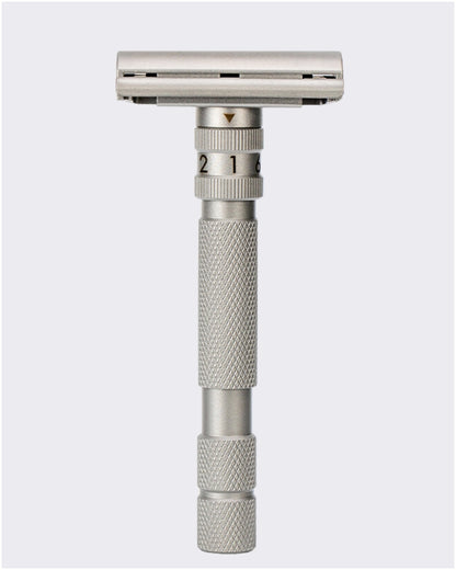 Rockwell T2 Dial Adjustable Stainless Steel Safety Razor