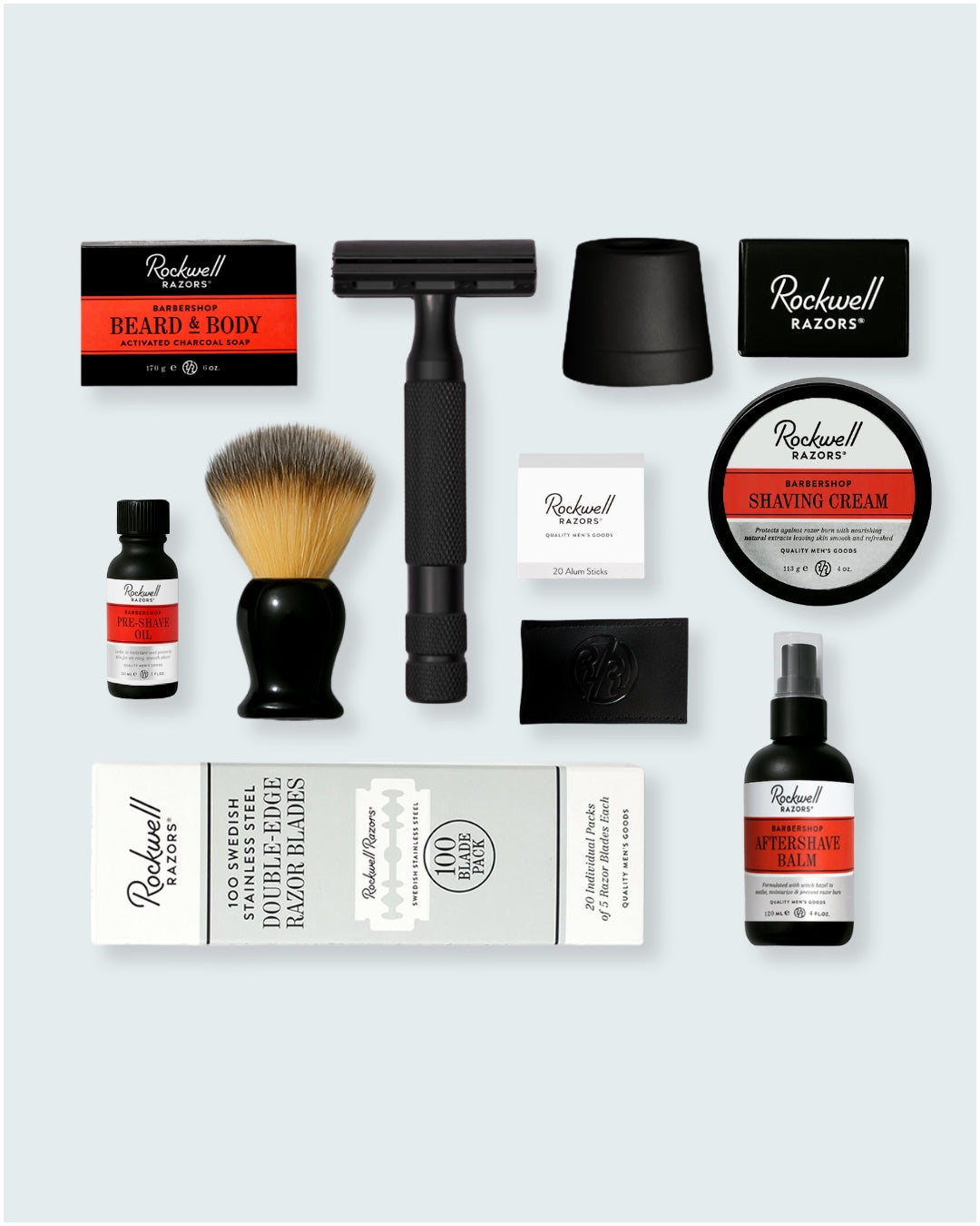 6S Stainless Steel Razor | All-In-One Shave Kit | Rockwell Razors