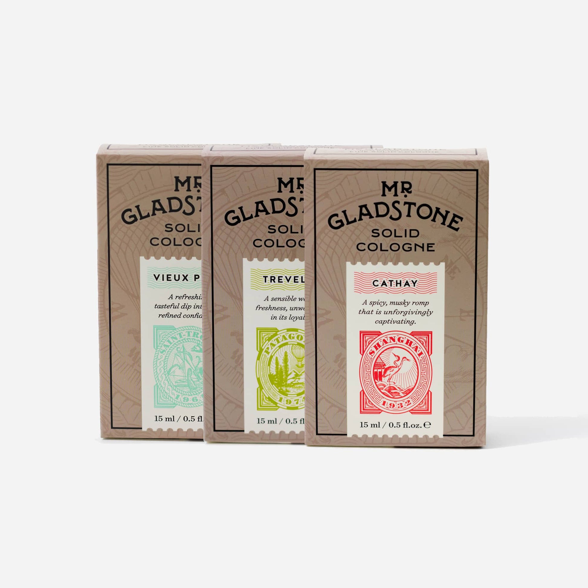 Mr. Gladstone Fine Solid Cologne - Solid Cologne, Rockwell Razors